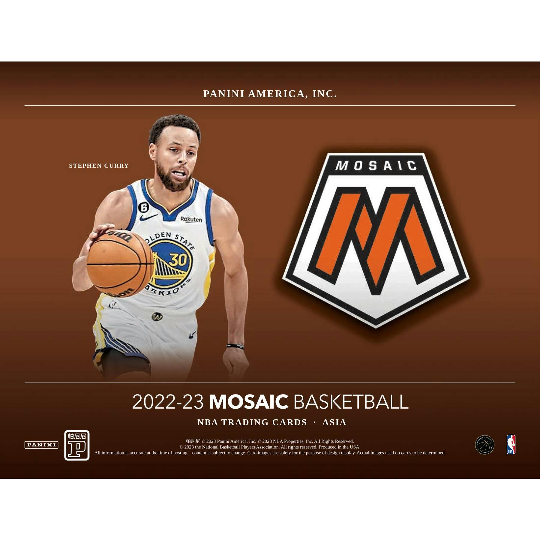 2022/23 Panini Mosaic Basketball Asia Box