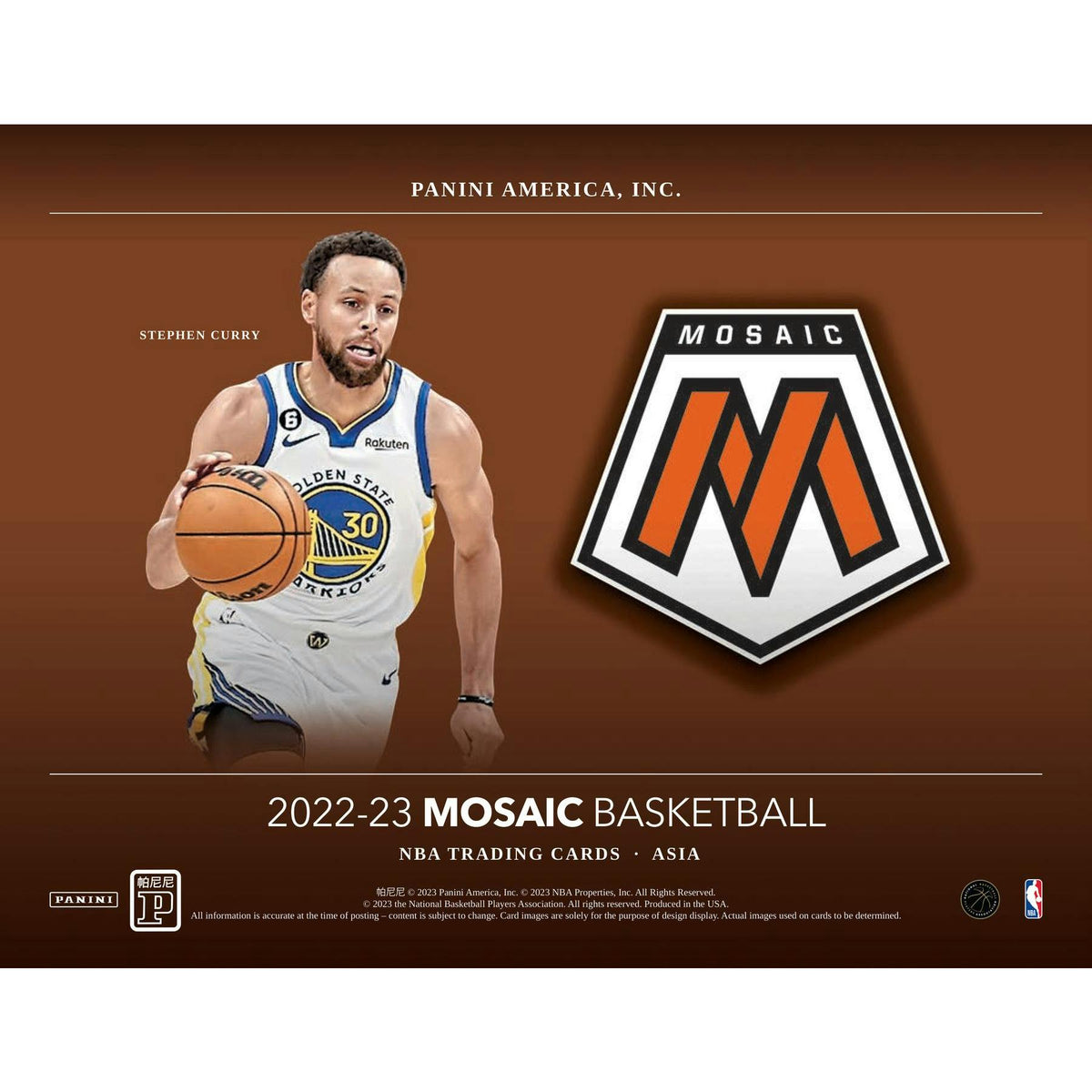 2022/23 Panini Mosaic Basketball Asia Pack