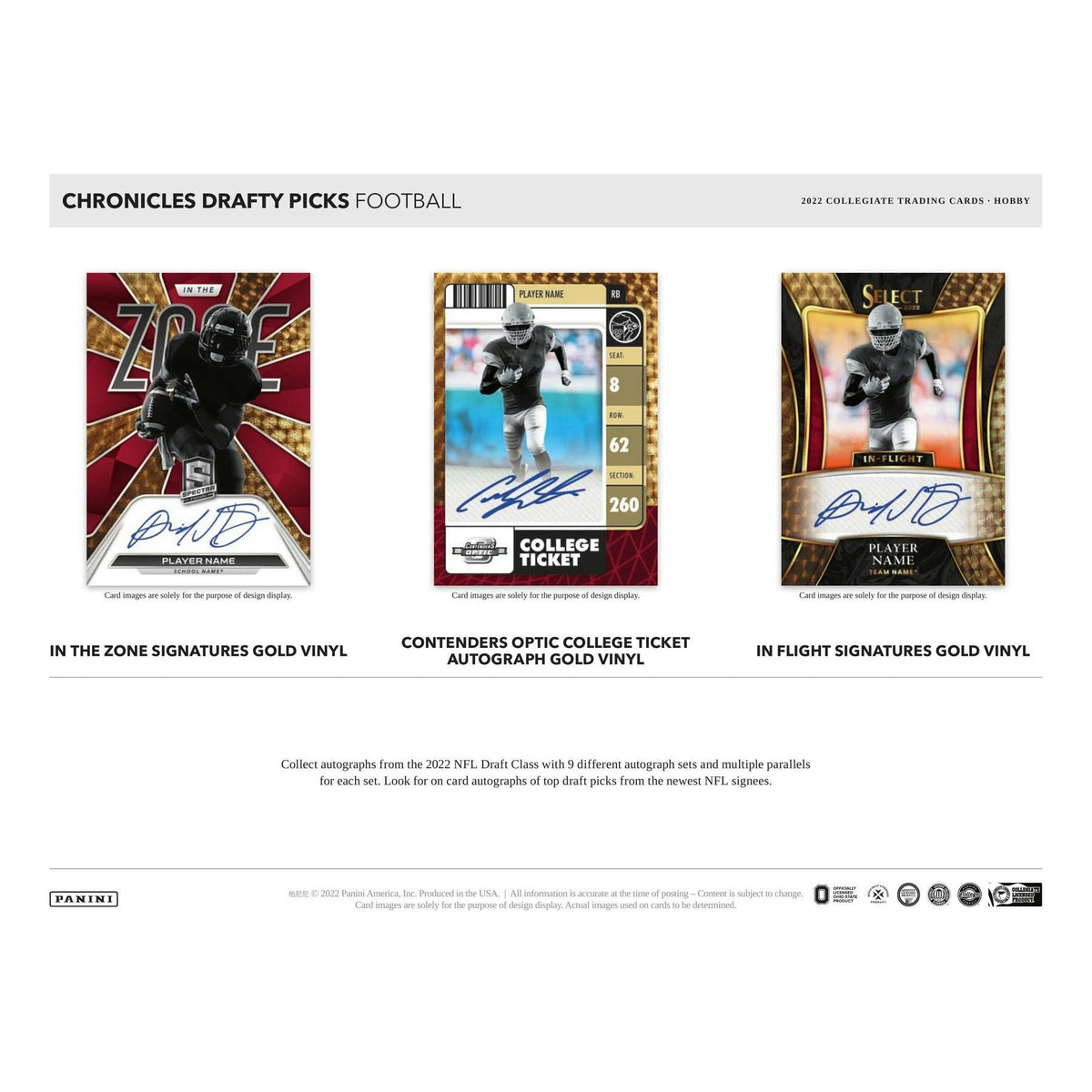 2022 Panini Chronicles Draft Picks Football Hobby Box