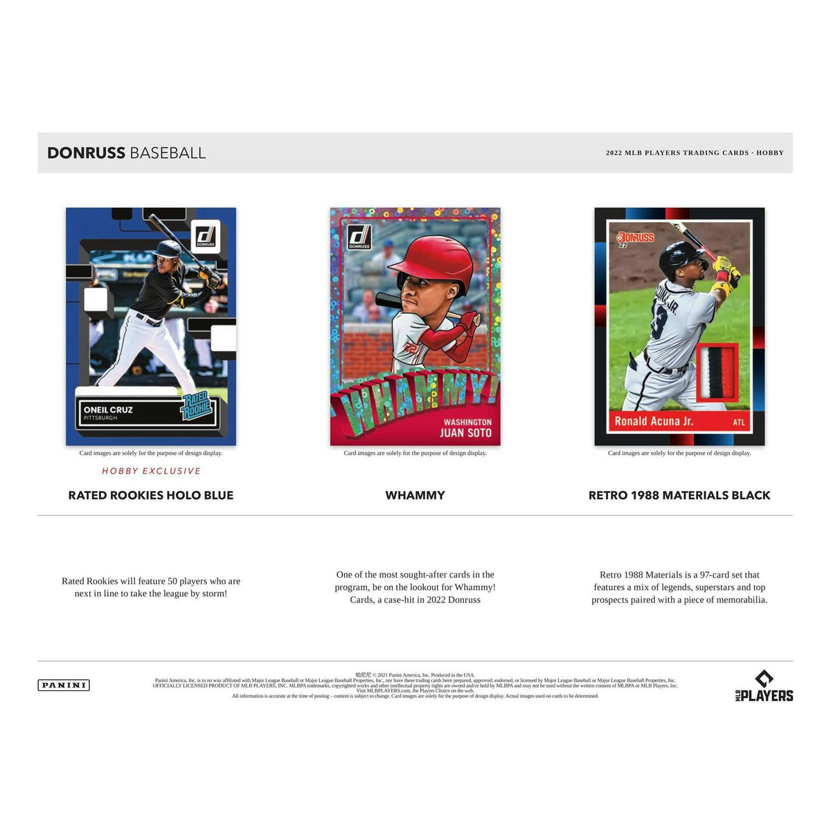 2022 Panini Donruss Baseball Hobby Box