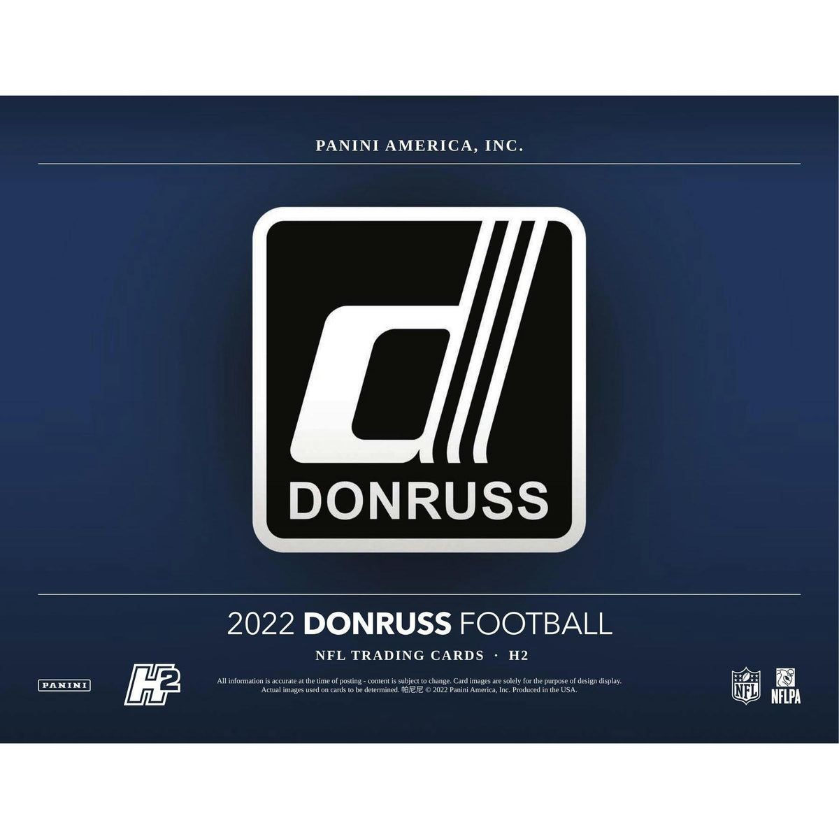 2022 Panini Donruss Football H2 Box