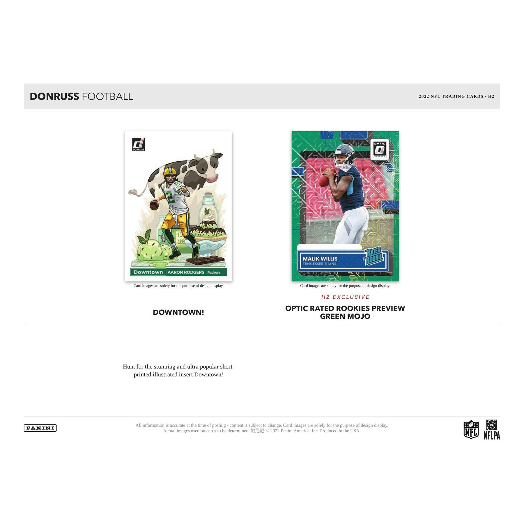 2022 Panini Donruss Football H2 Box