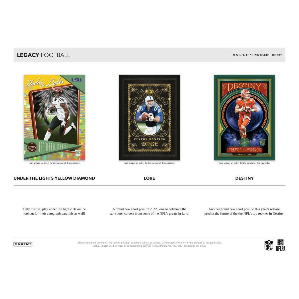 2022 Panini Legacy Football Hobby 24-Box Case
