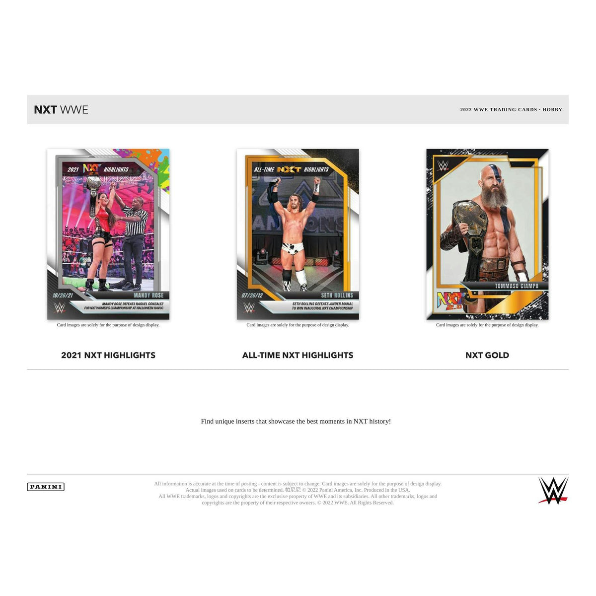 2022 Panini WWE NXT Wrestling Hobby Pack