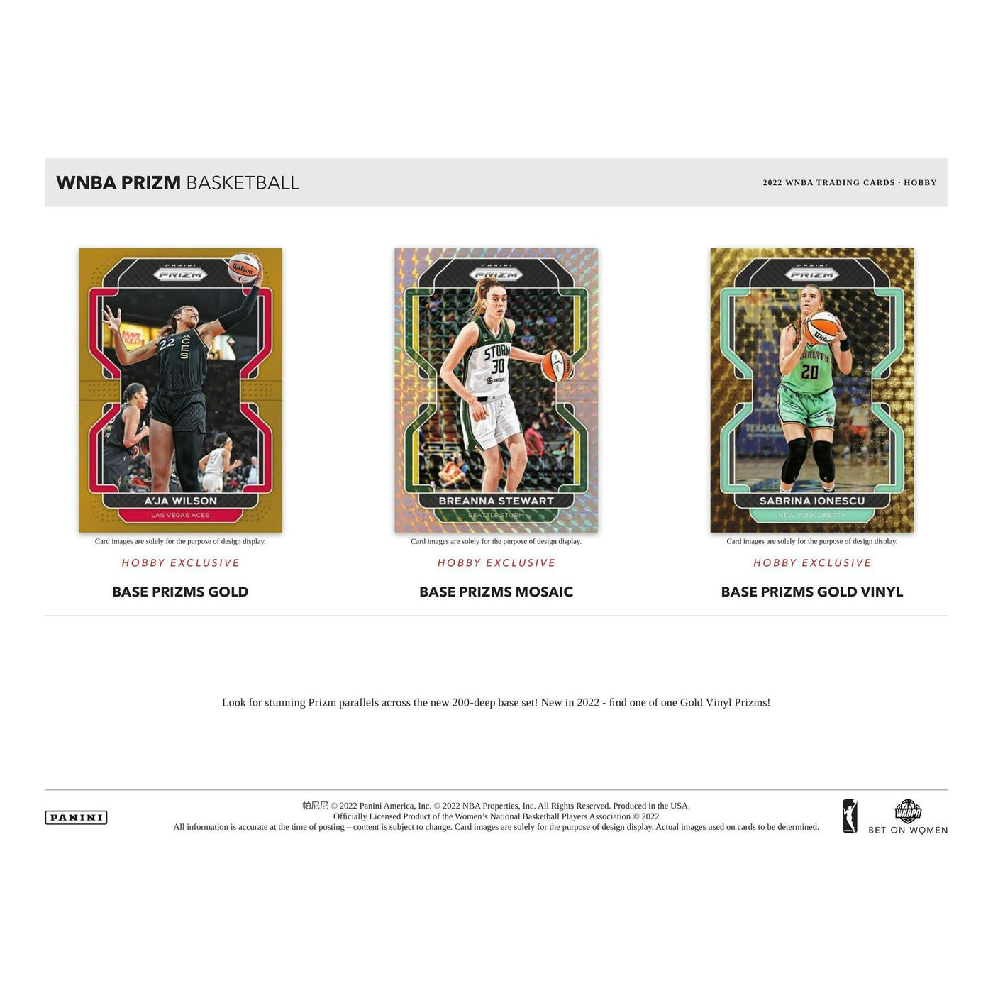 2022 Panini Prizm WNBA Basketball Hobby Box