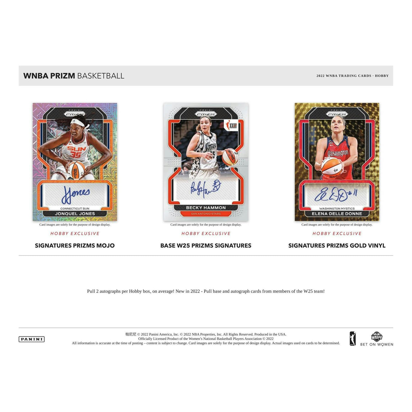 2022 Panini Prizm WNBA Basketball Hobby Box