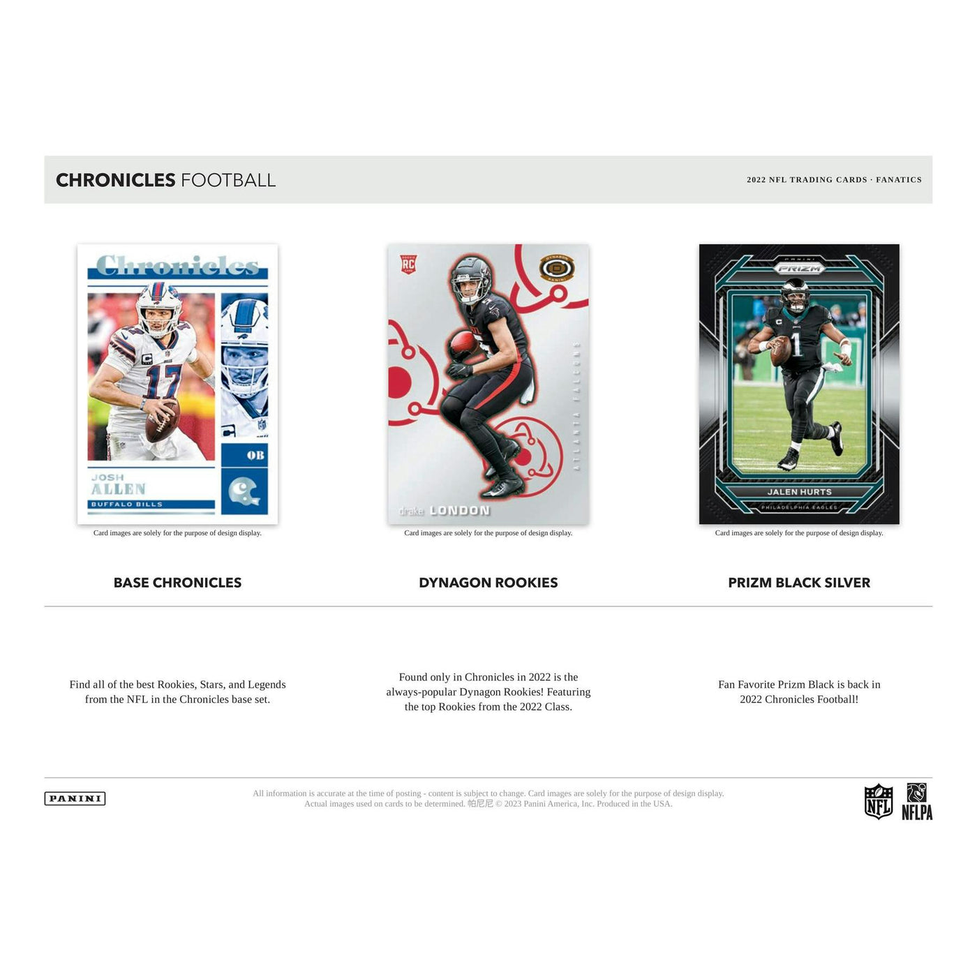 2022 Panini Chronicles Football Mega Hobby Box (Orange Parallels!)