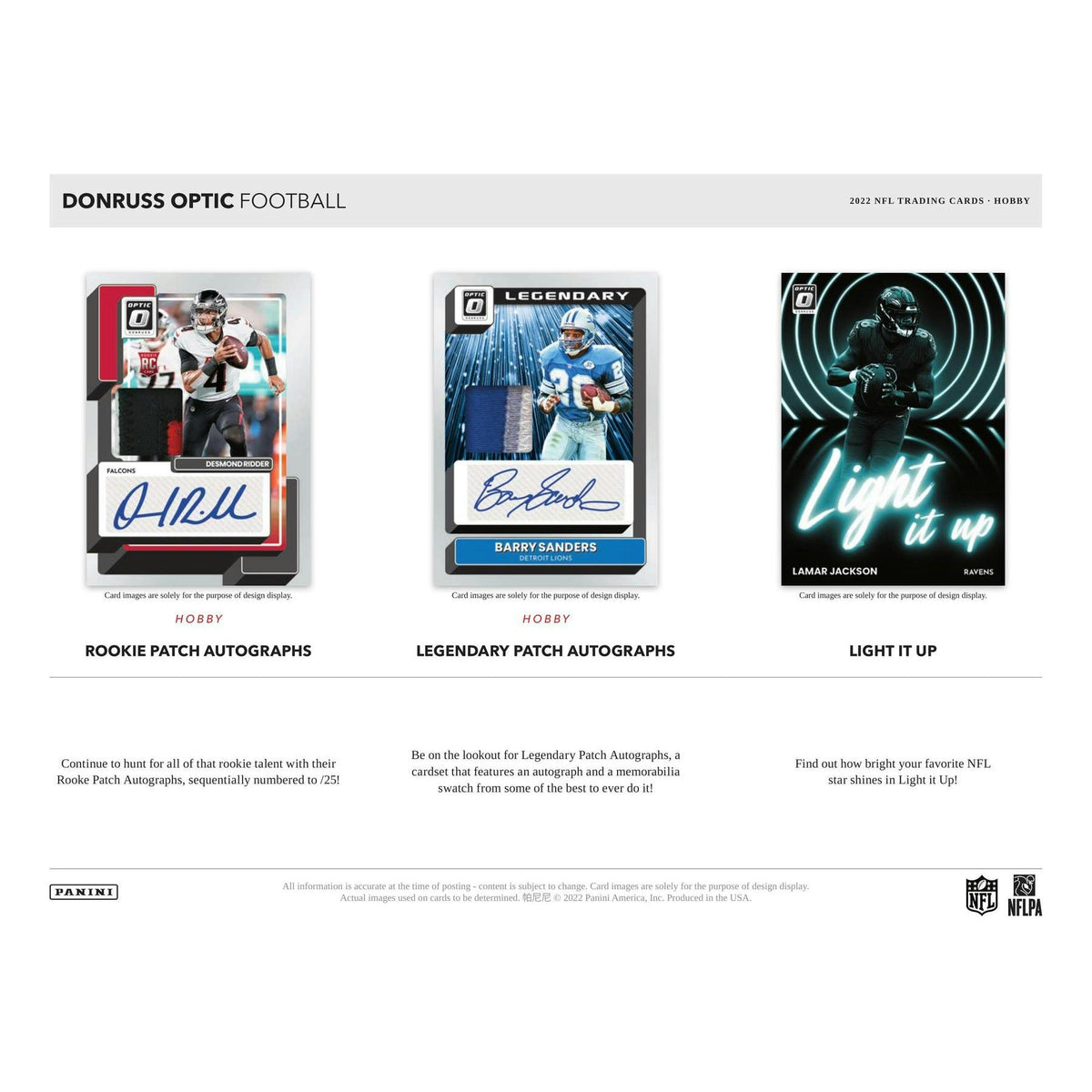 2022 Panini Donruss Optic Football Hobby Box