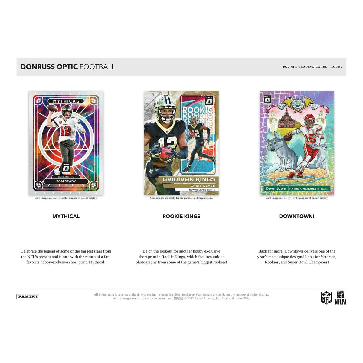 2022 Panini Donruss Optic Football Hobby Box