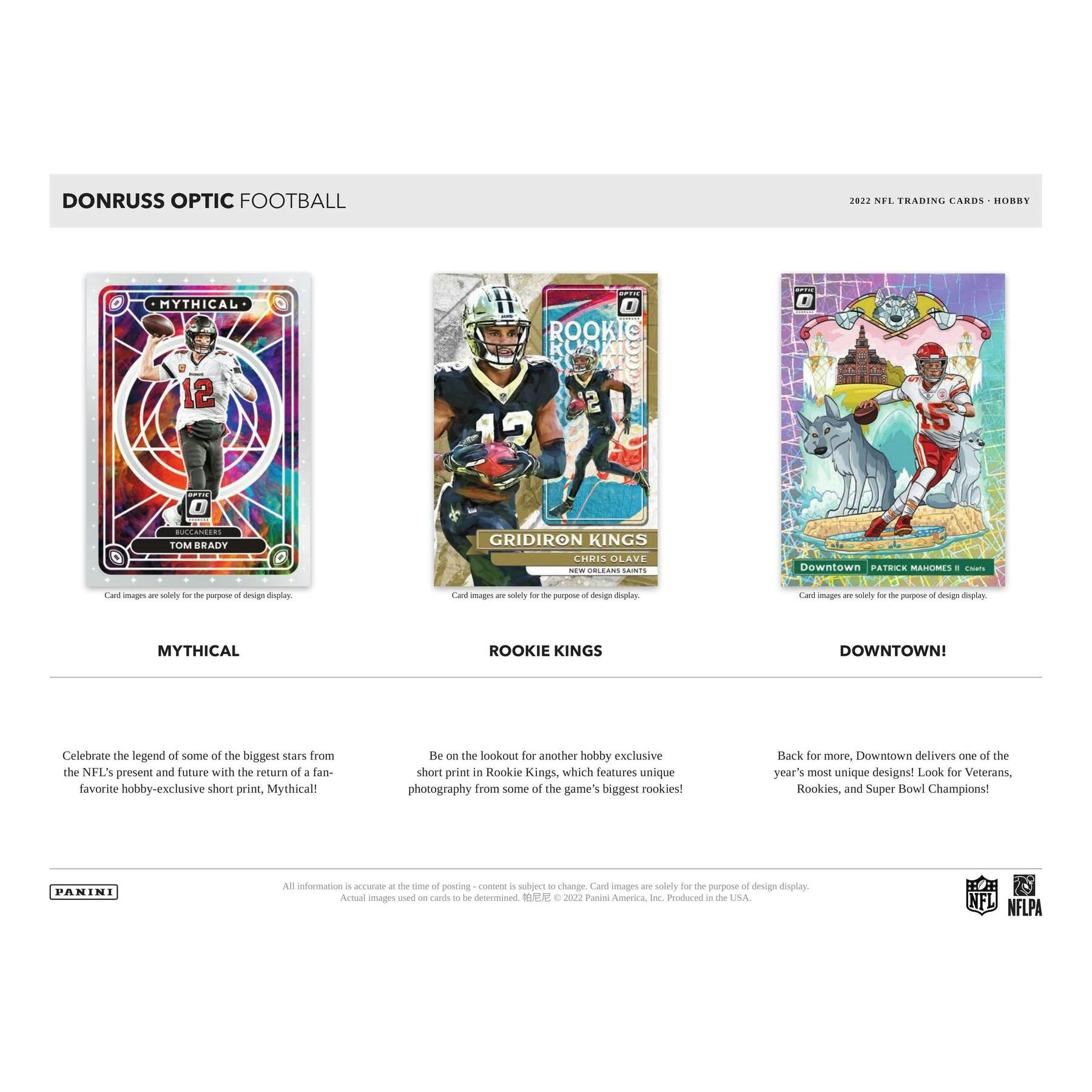 2022 Panini Donruss Optic Football Hobby Box