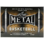 2021/22 Leaf Metal Basketball Hobby Jumbo Box