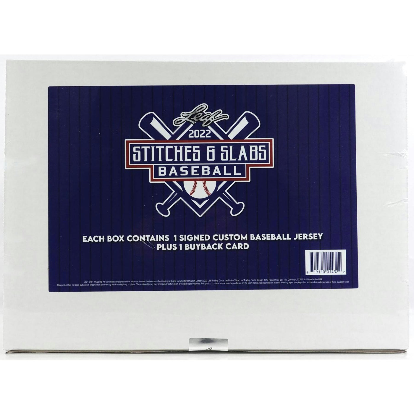 2022 Leaf Stitches and Slabs Baseball Hobby Box (Reed Buy)