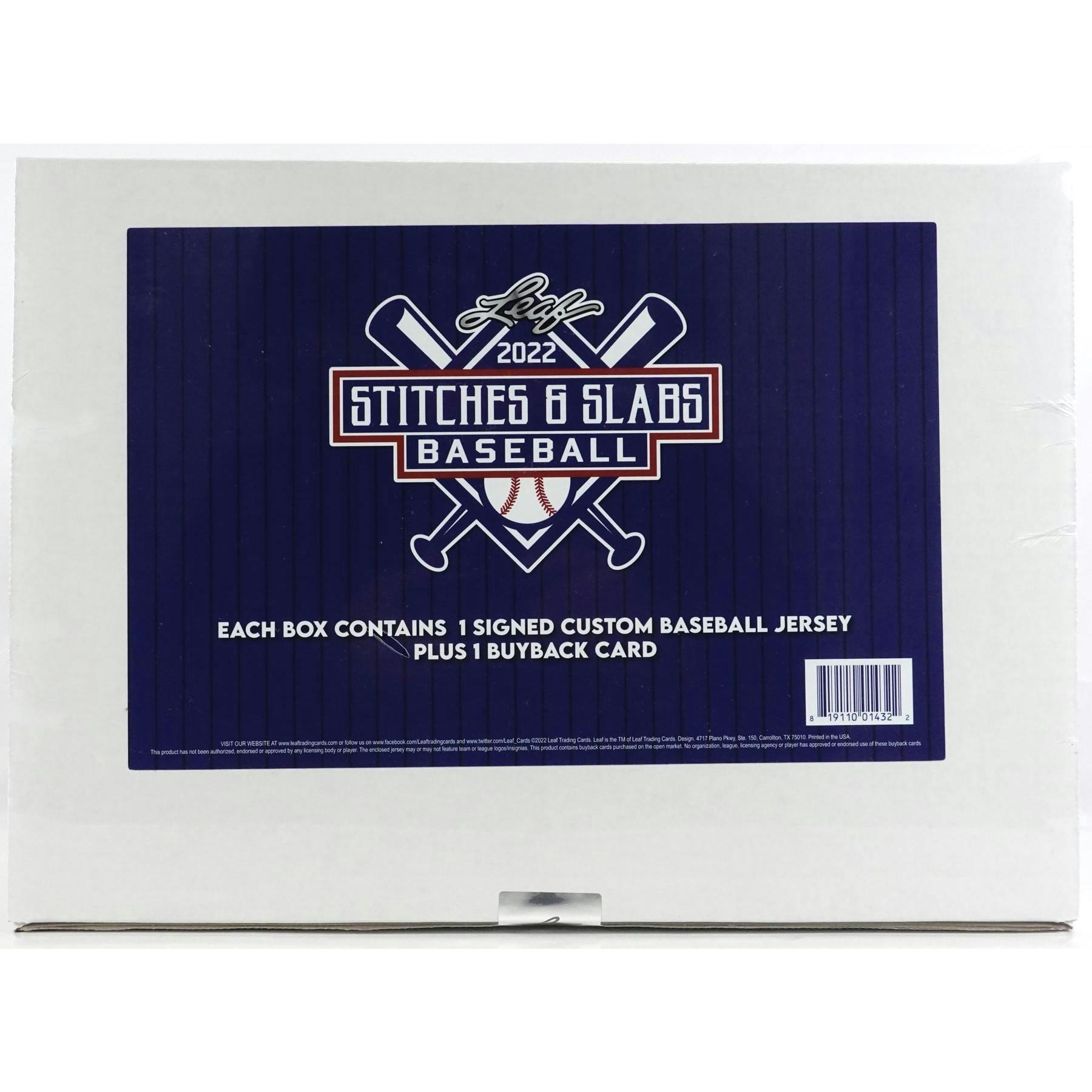 2022 Leaf Stitches and Slabs Baseball Hobby Box (Reed Buy)