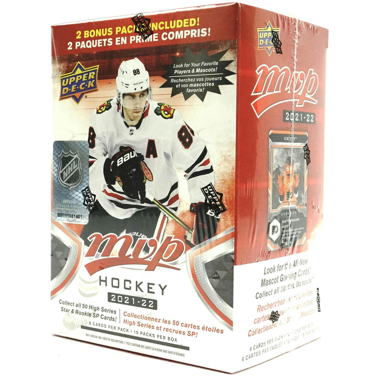 2021/22 Upper Deck MVP Hockey Blaster Box