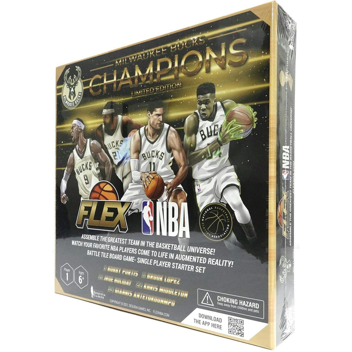 2022 Flex NBA Limited Edition Milwaukee Bucks Champions 1-Player Starter Set