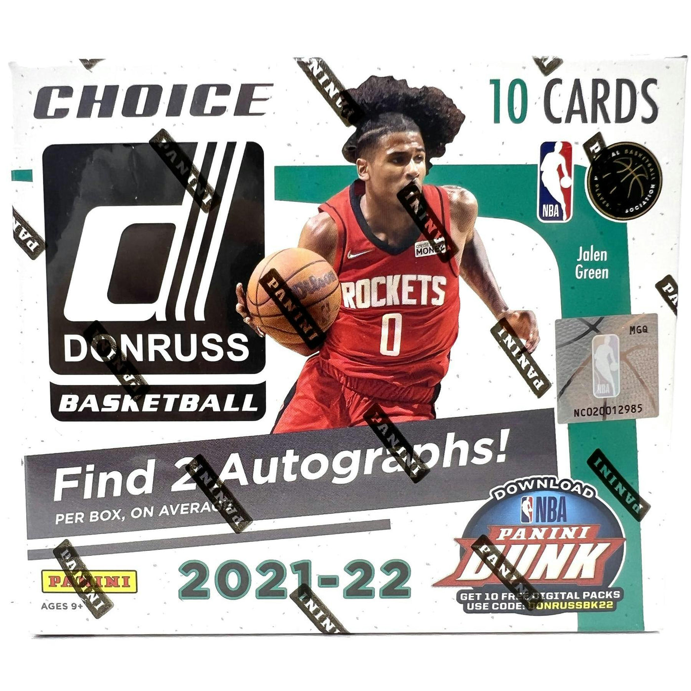 2021/22 Panini Donruss Basketball Choice 20-Box Case