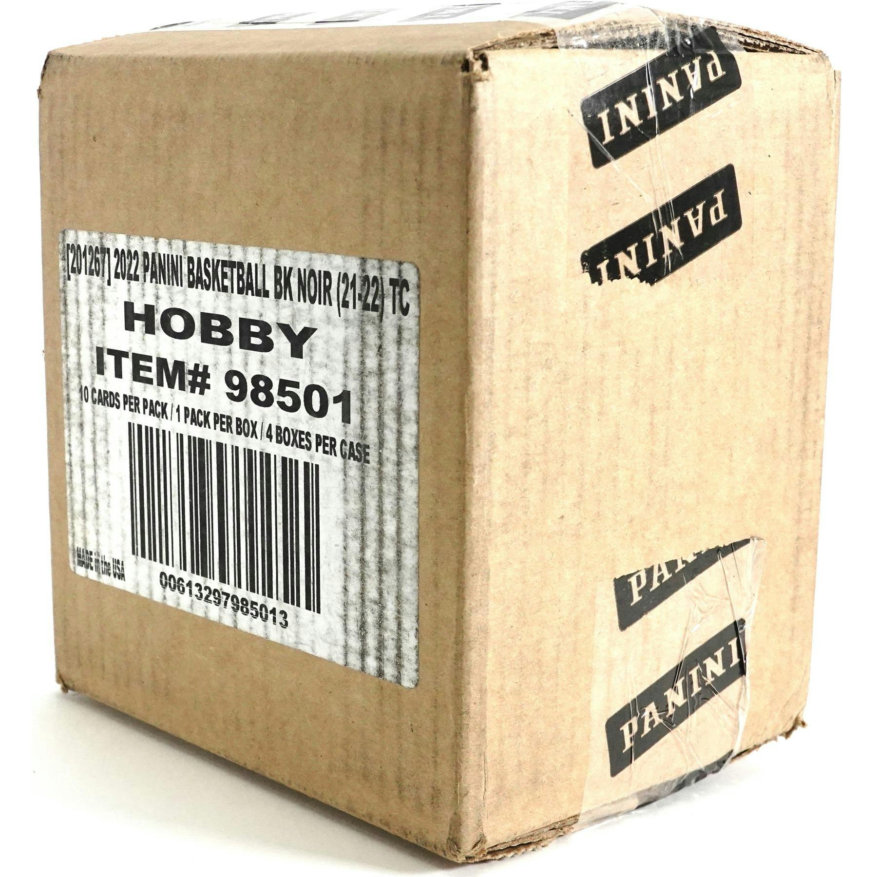 2021/22 Panini Noir Basketball Hobby 4-Box Case