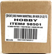 2021/22 Panini Noir Basketball Hobby 4-Box Case