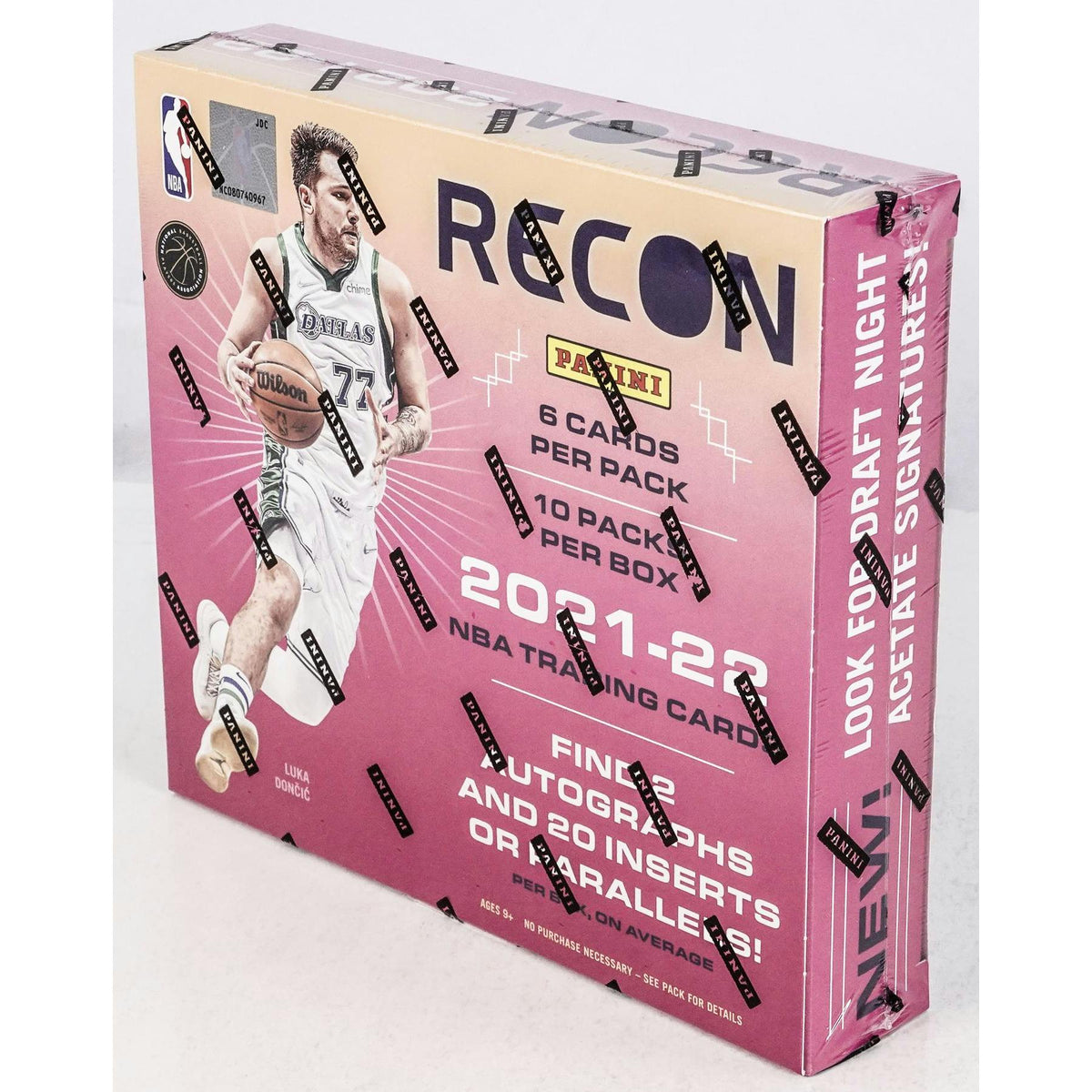 2021/22 Panini Recon Basketball Hobby 12-Box Case
