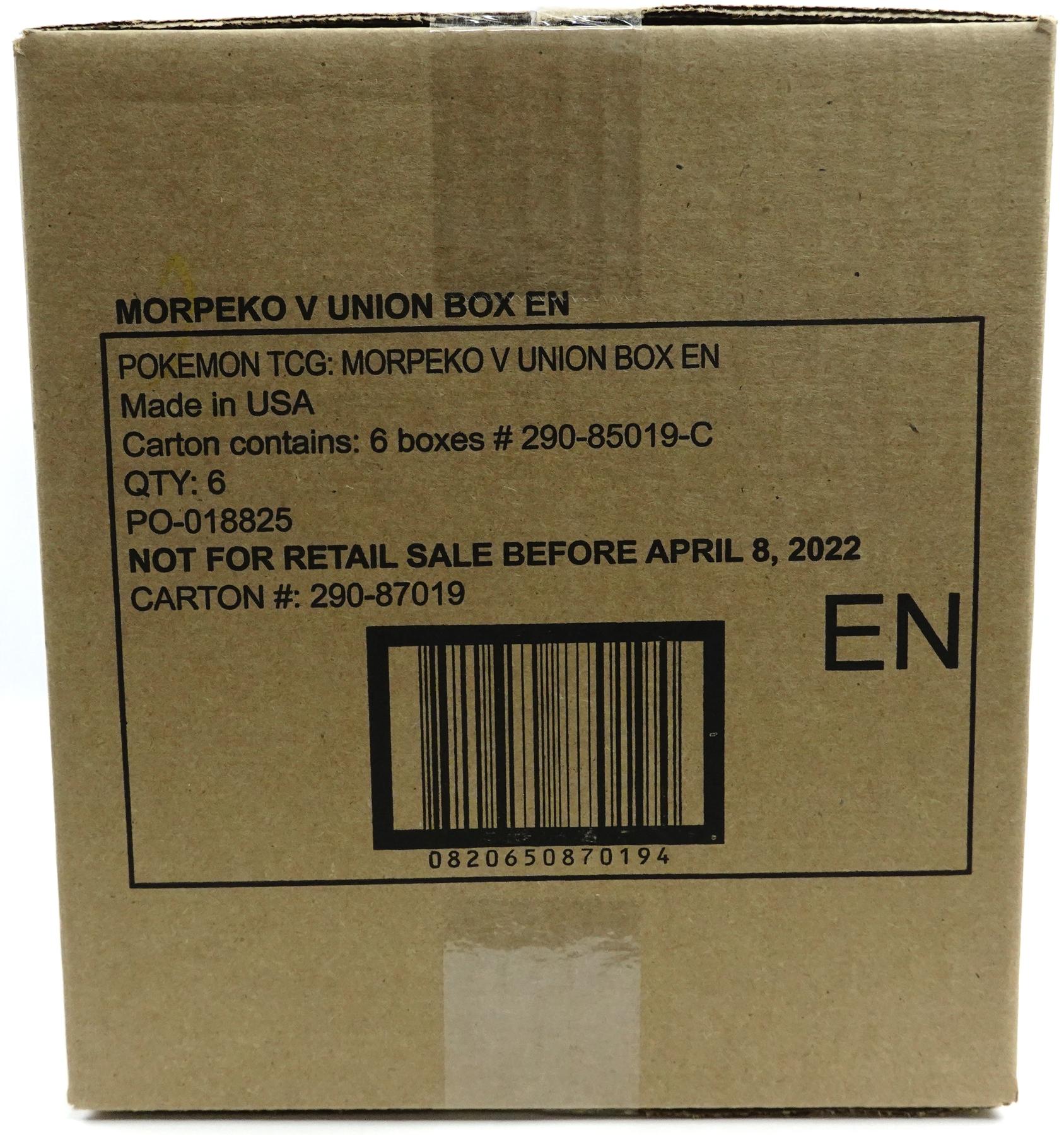 Pokemon Morpeko V-UNION Special Collection 6-Box Case (Reed Buy)
