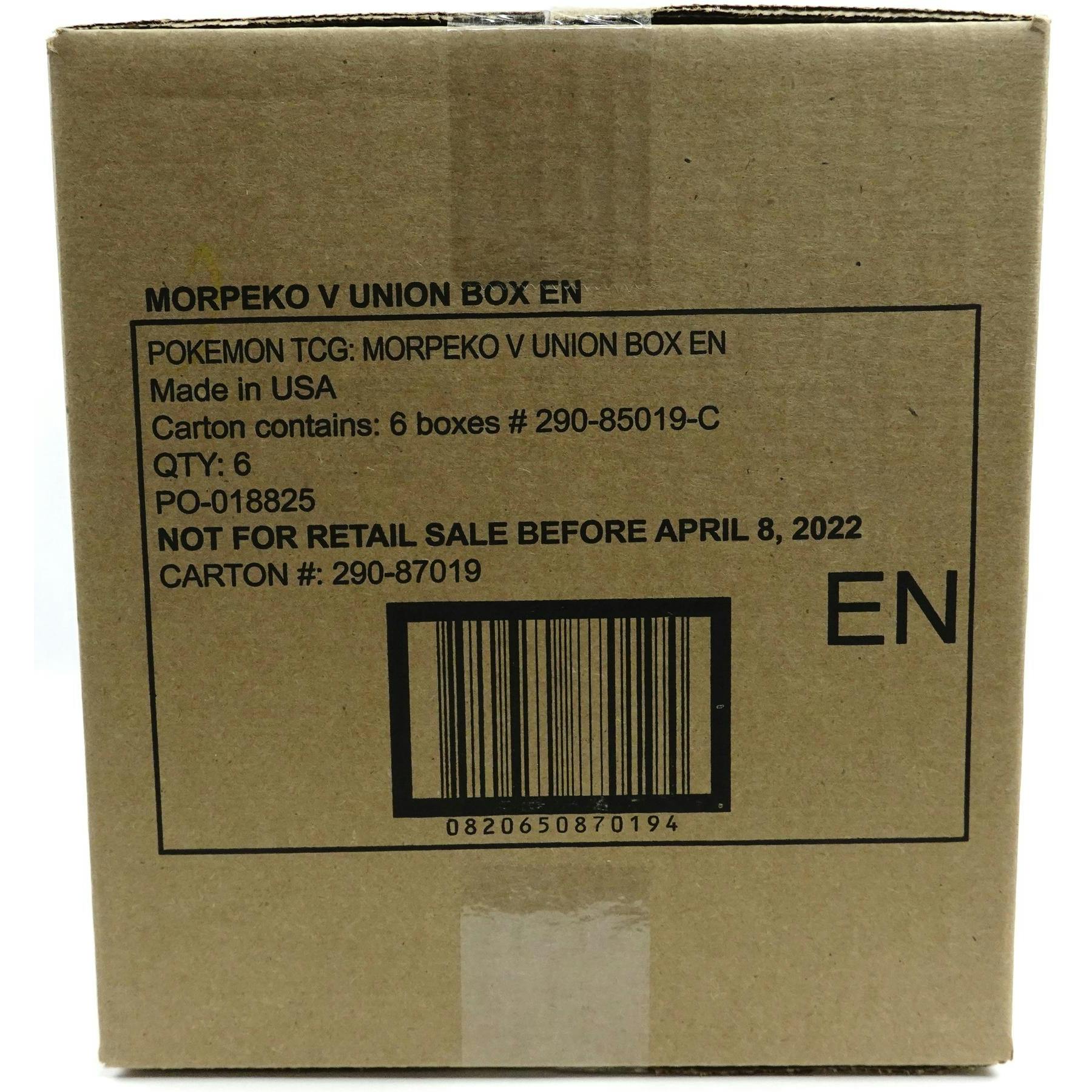 Pokemon Morpeko V-UNION Special Collection 6-Box Case (Reed Buy)