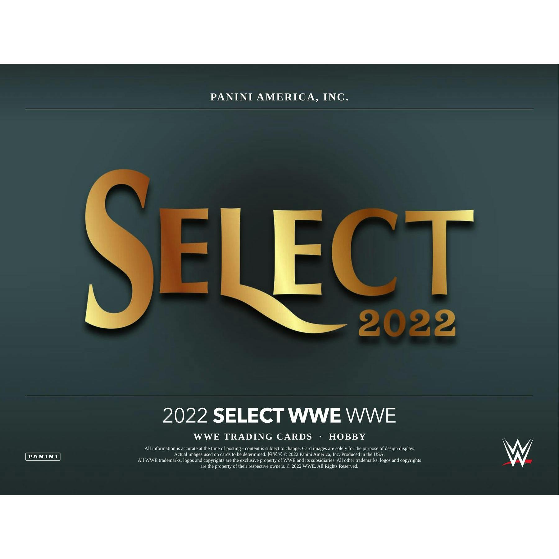 2022 Panini Select WWE Wrestling Hobby Box