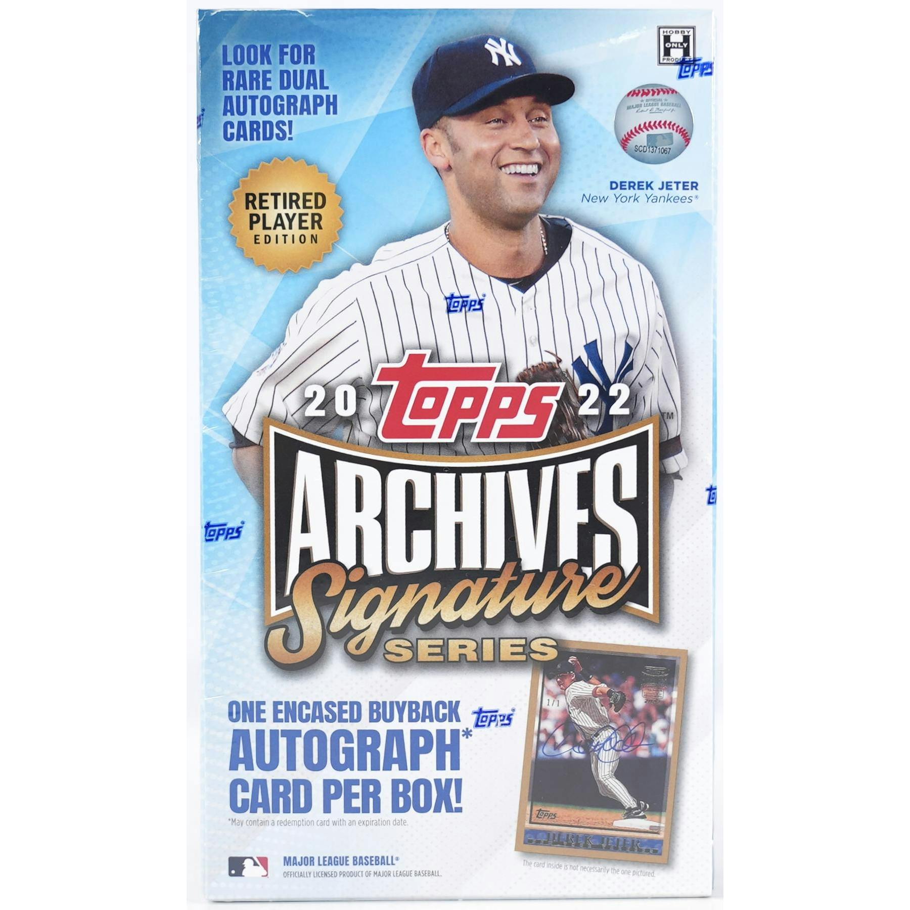 2022 Topps Archives Signature Series Retired Player Edition Baseball Hobby Box