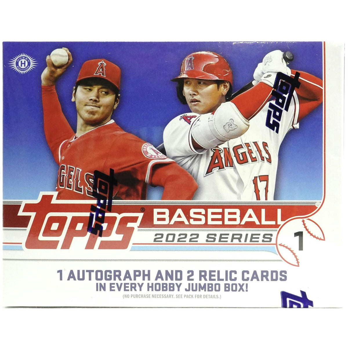2022 Topps Series 1 Baseball Hobby Jumbo 6-Box Case