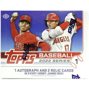 2022 Topps Series 1 Baseball Hobby Jumbo 6-Box Case