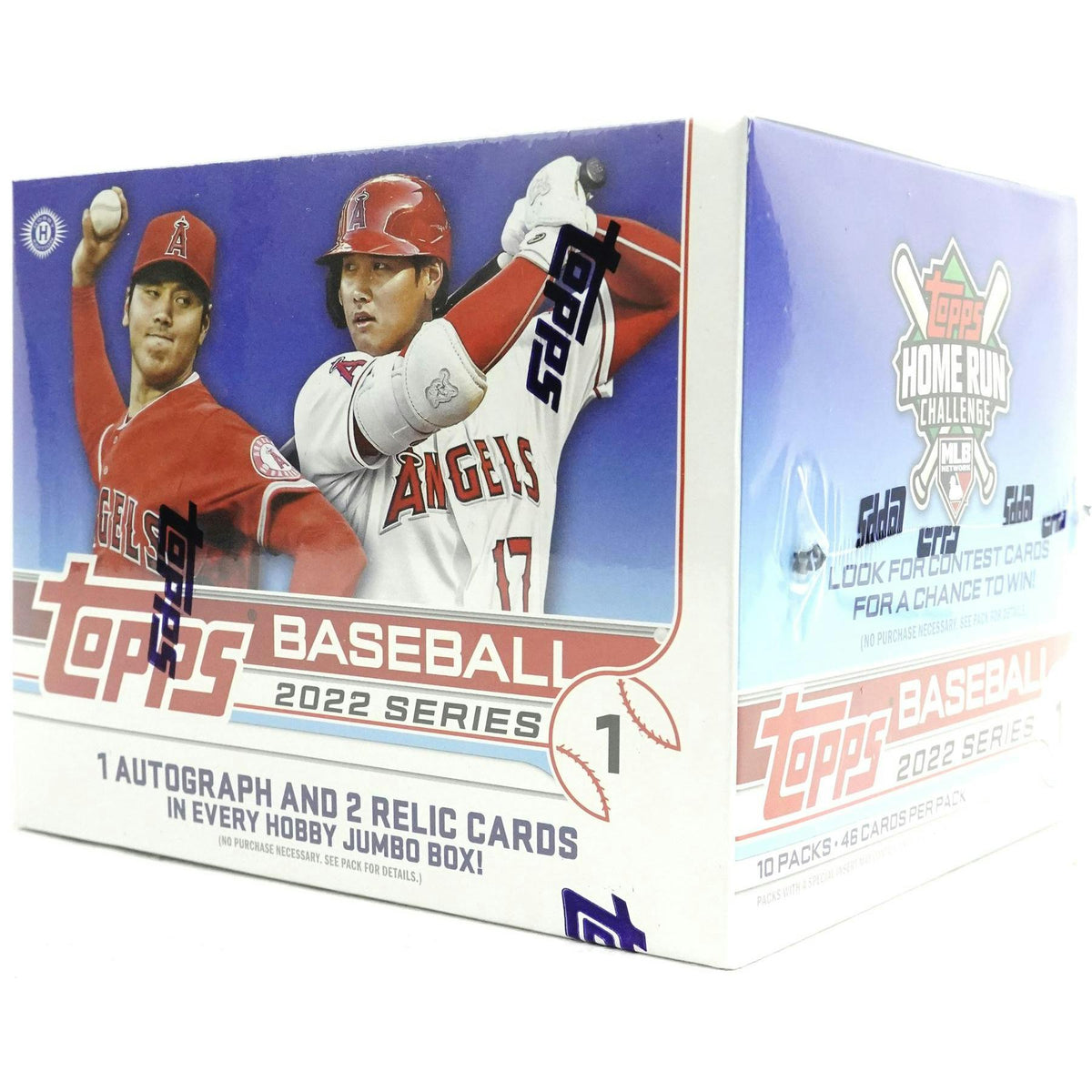2022 Topps Series 1 Baseball Hobby Jumbo 6-Box Case