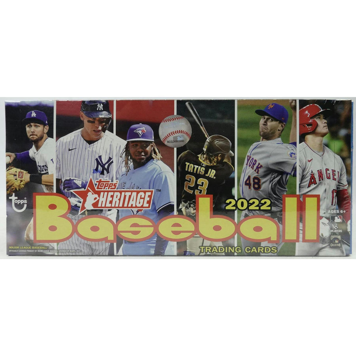 2022 Topps Heritage Baseball Hobby 12-Box Case