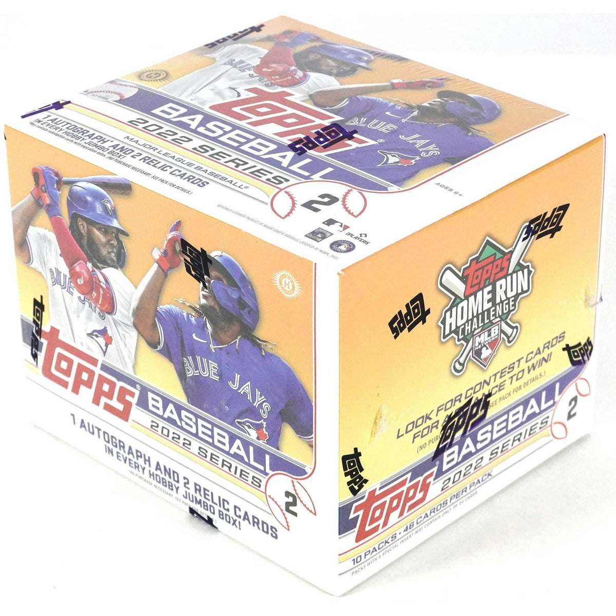 2022 Topps Series 2 Baseball Hobby Jumbo 6-Box Case