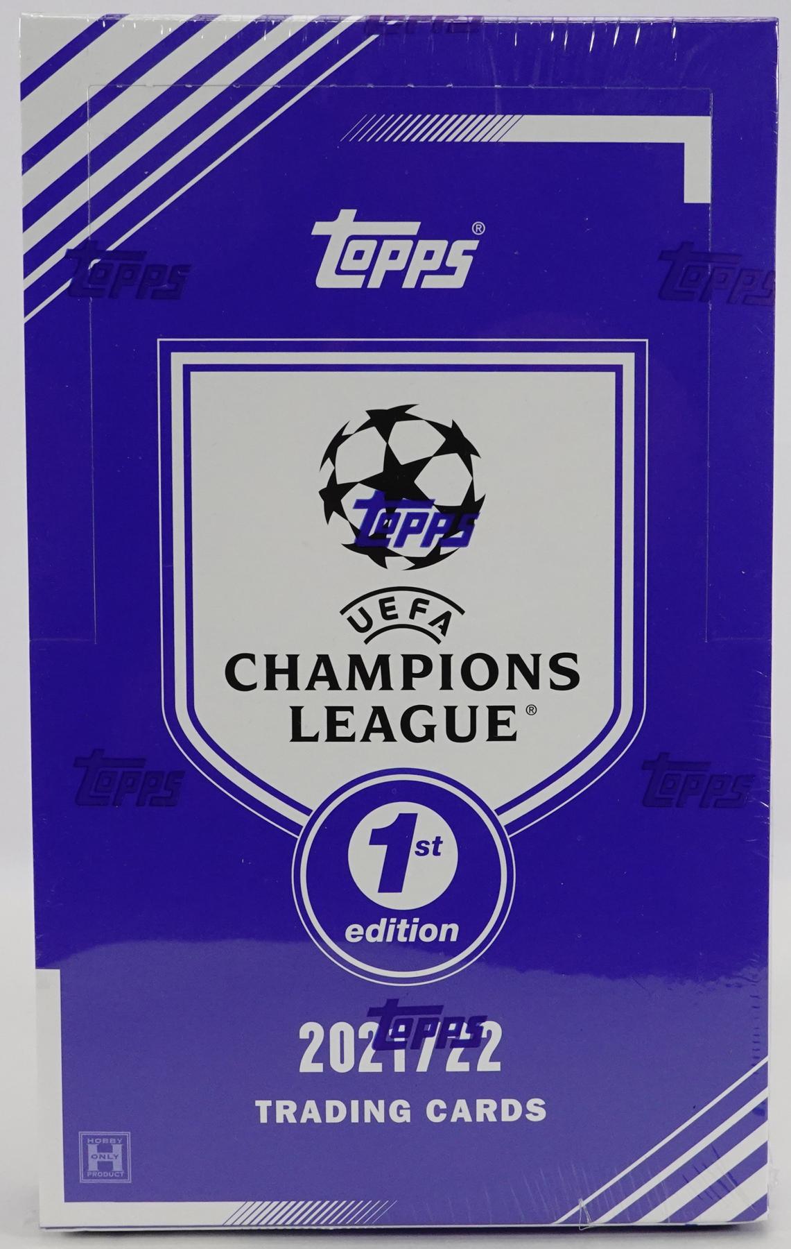 2021/22 Topps UEFA Champions League Collection 1st Edition Soccer Hobby Box