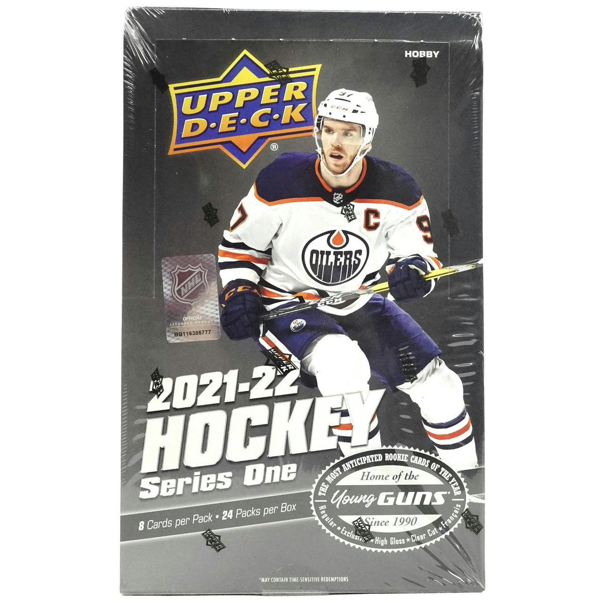 2021/22 Upper Deck Series 1 Hockey Hobby 12-Box Case