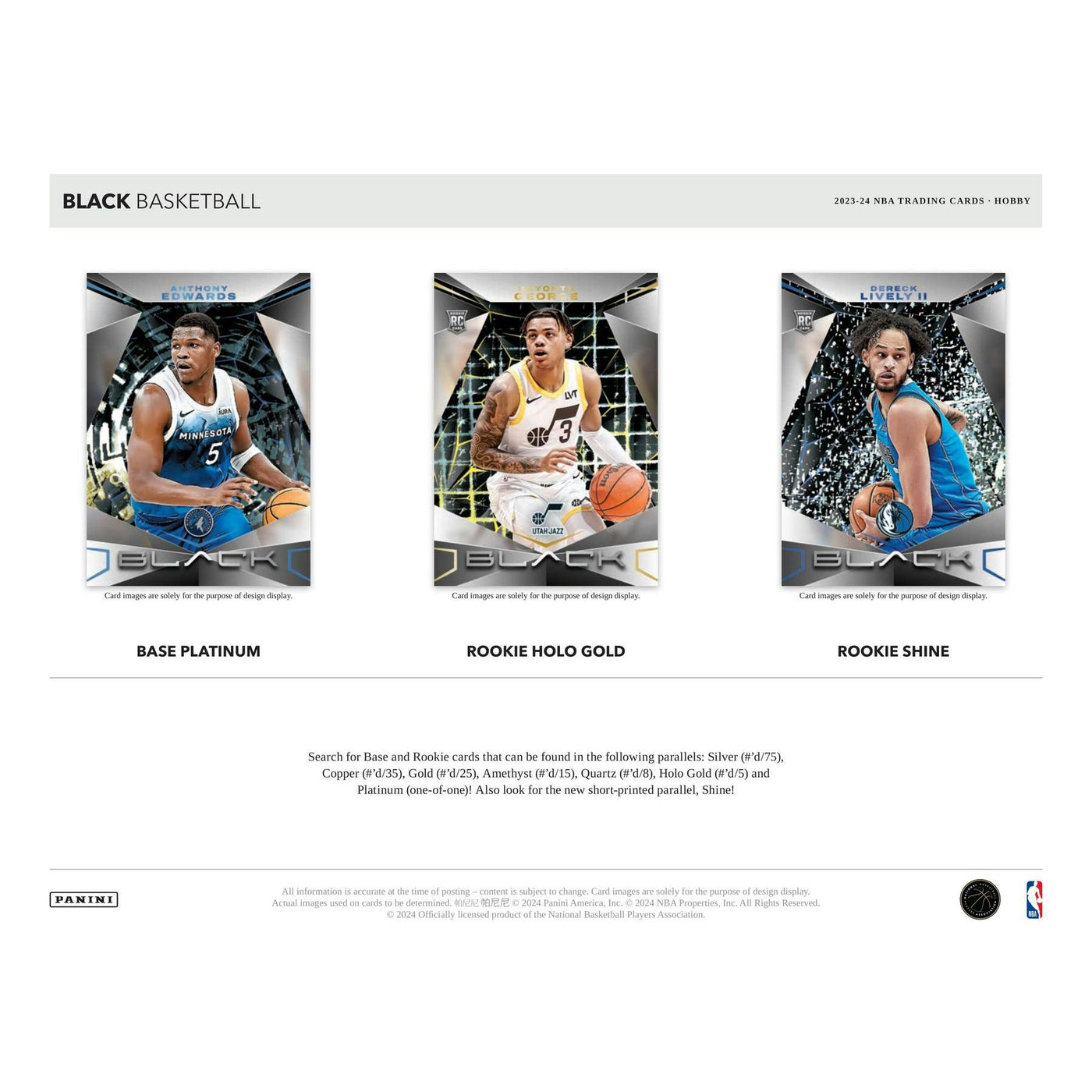 2023/24 Panini Black Basketball Hobby Box