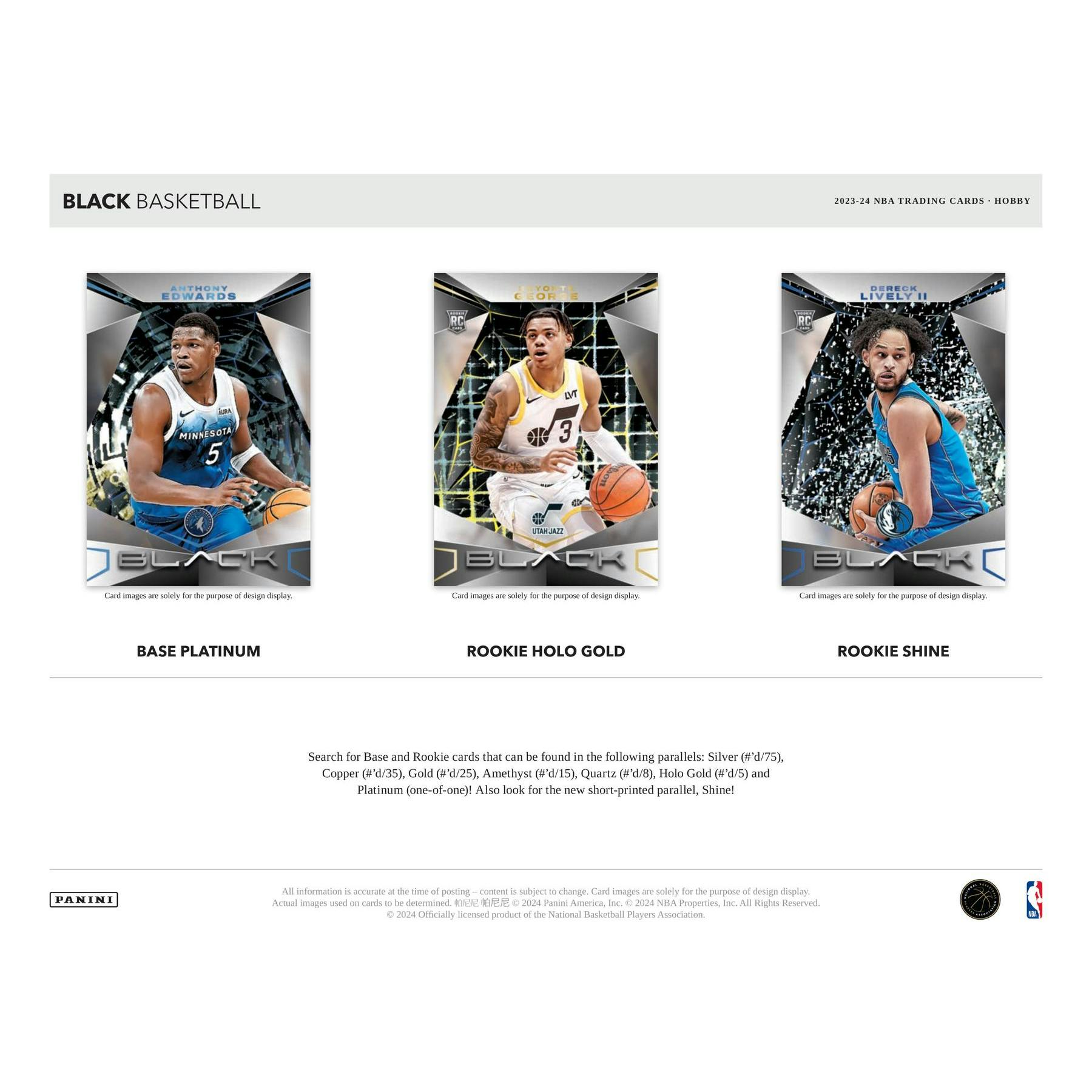 2023/24 Panini Black Basketball Hobby Box