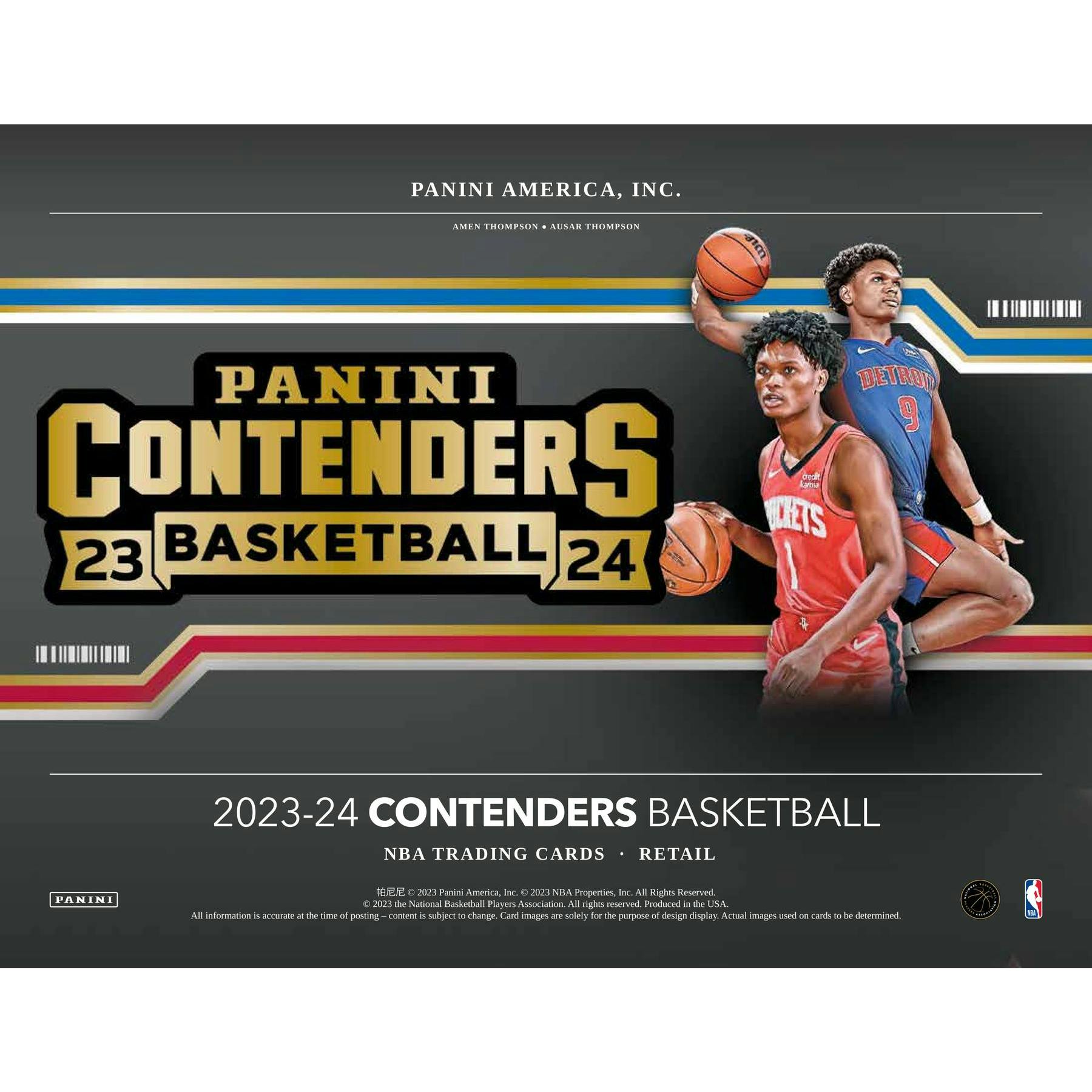 2023/24 Panini Contenders Basketball Blaster Pack