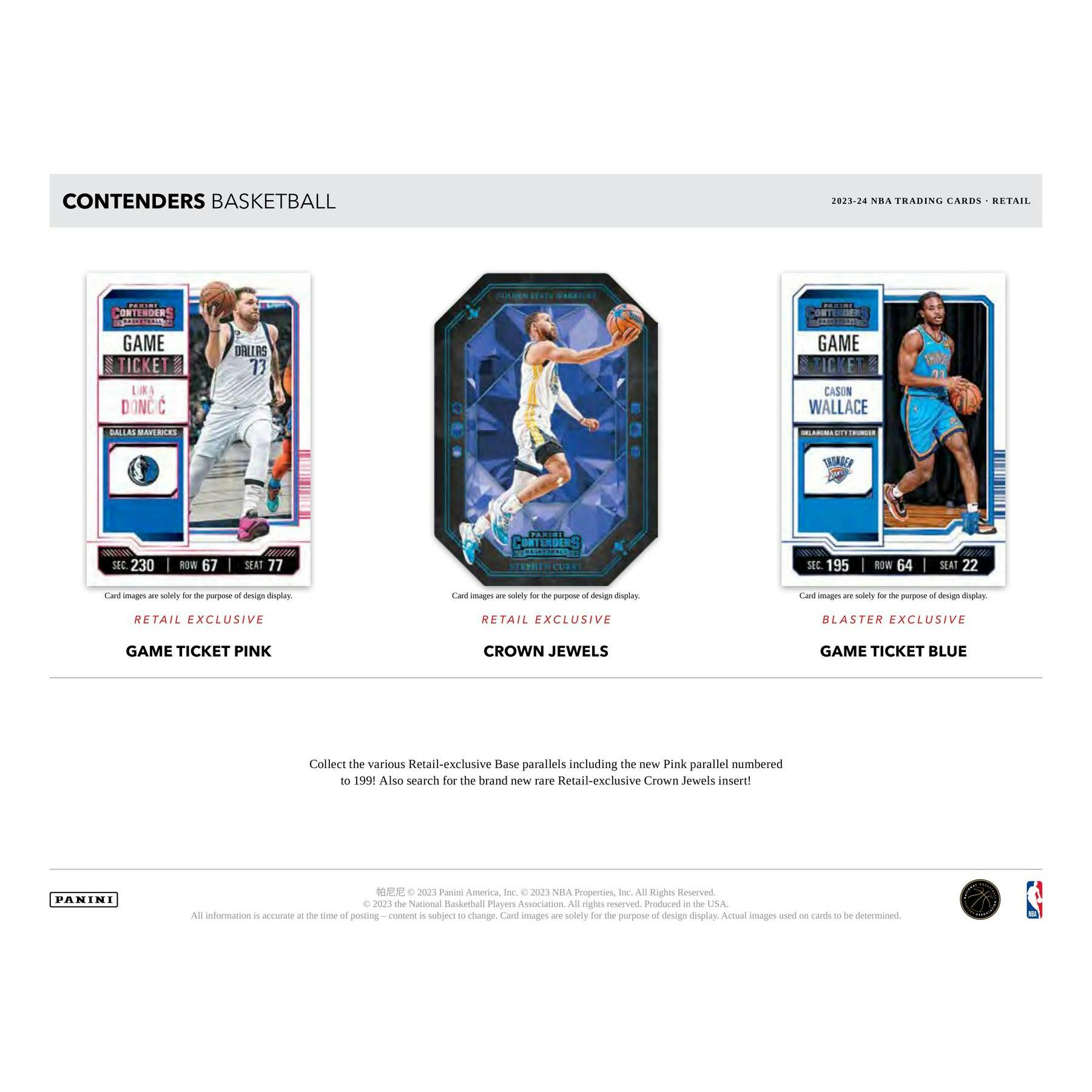 2023/24 Panini Contenders Basketball Blaster Box