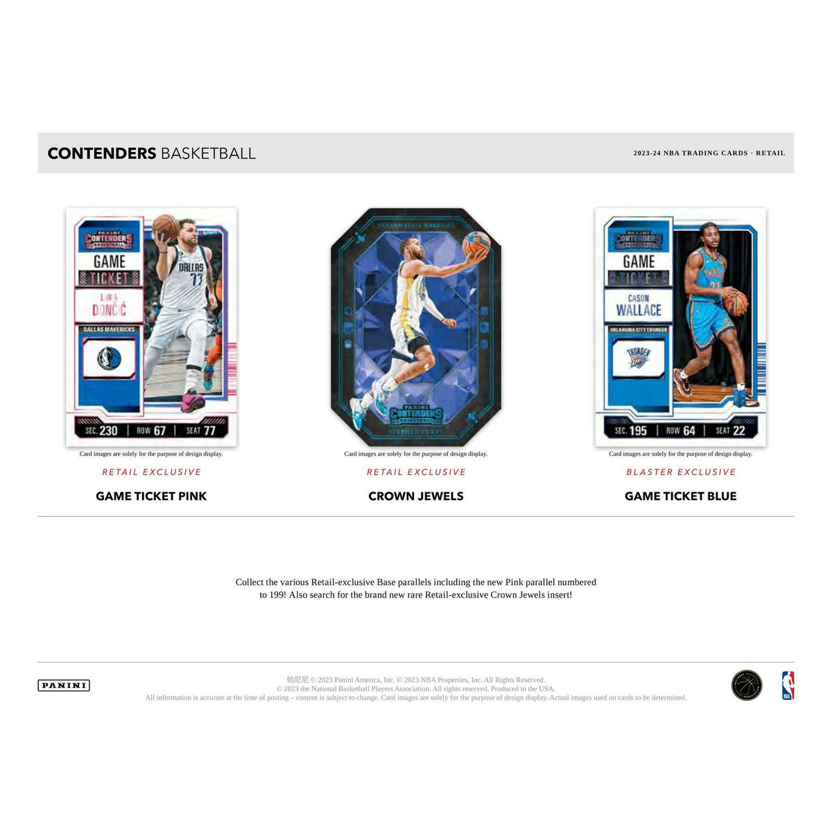 2023/24 Panini Contenders Basketball Blaster Pack