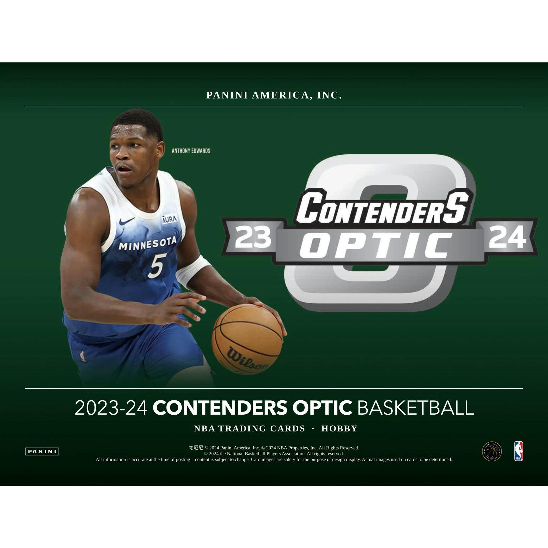 2023/24 Panini Contenders Optic Basketball Hobby Box