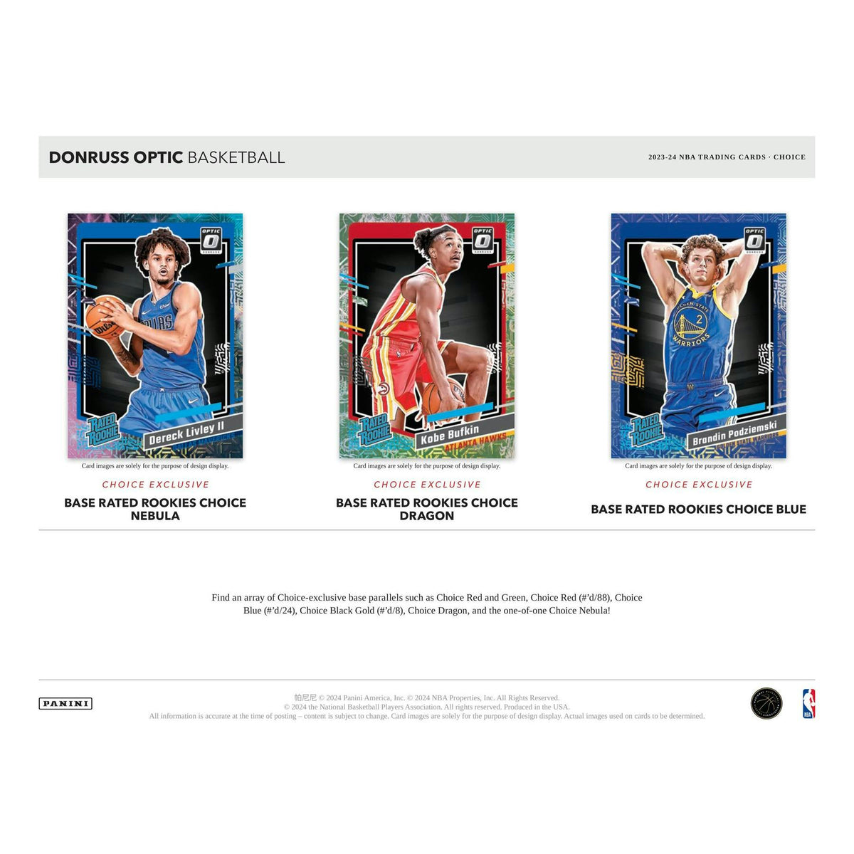 2023/24 Panini Donruss Optic Basketball Choice Box