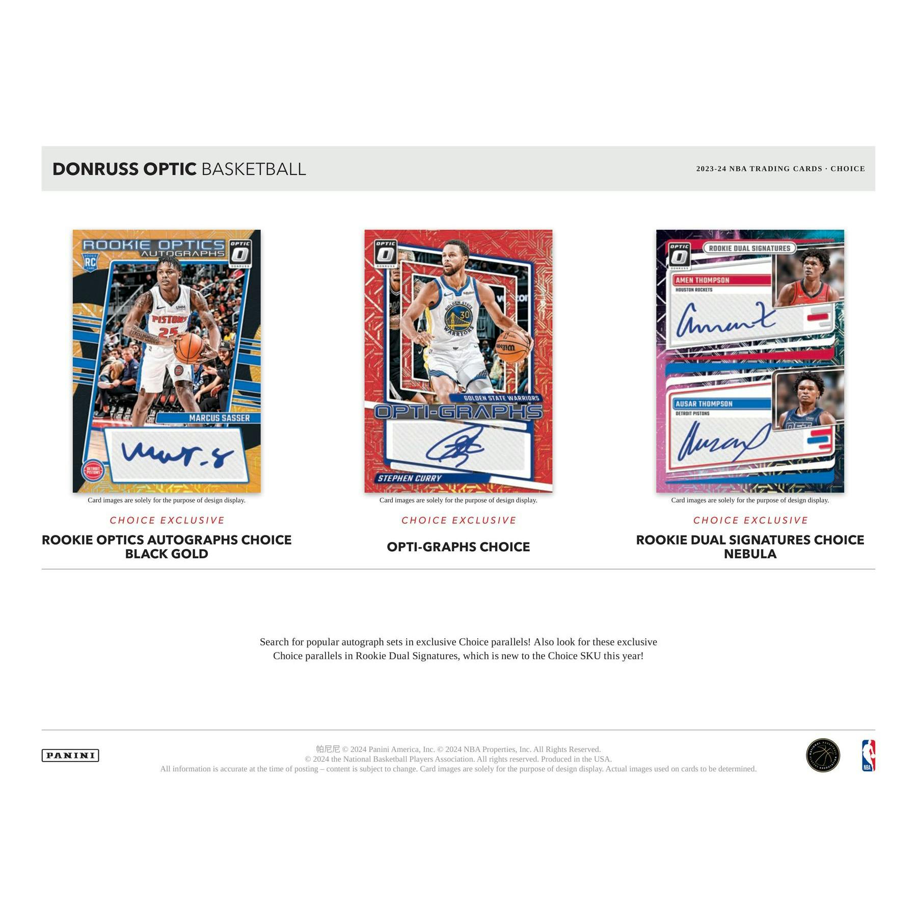 2023/24 Panini Donruss Optic Basketball Choice Box