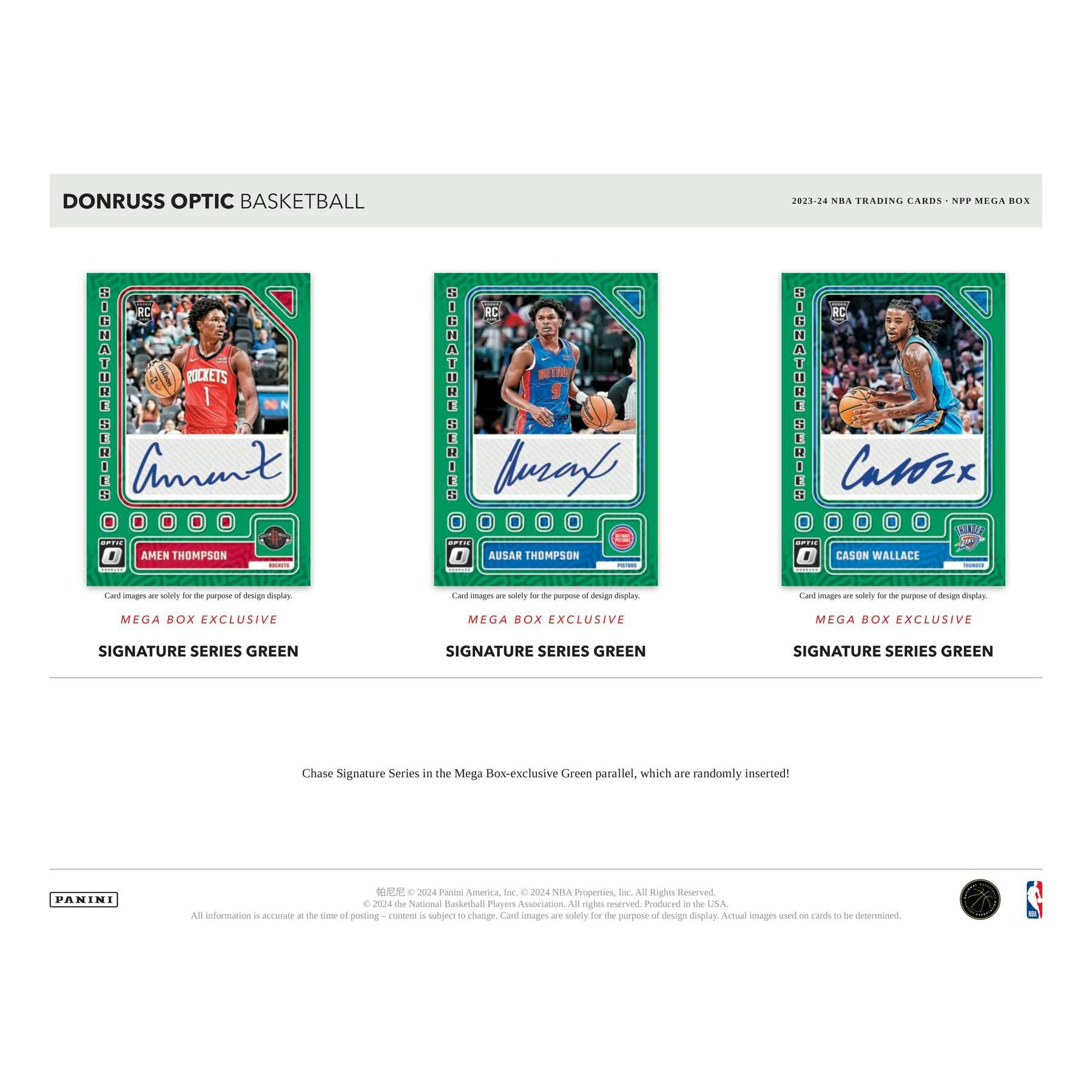 2023/24 Panini Donruss Optic Basketball Mega Box (Hyper Pink Prizms)
