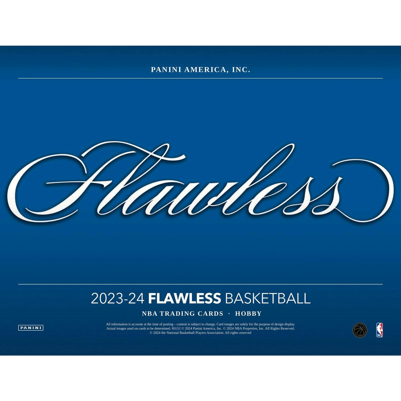 2023/24 Panini Flawless Basketball Hobby 2-Box Case