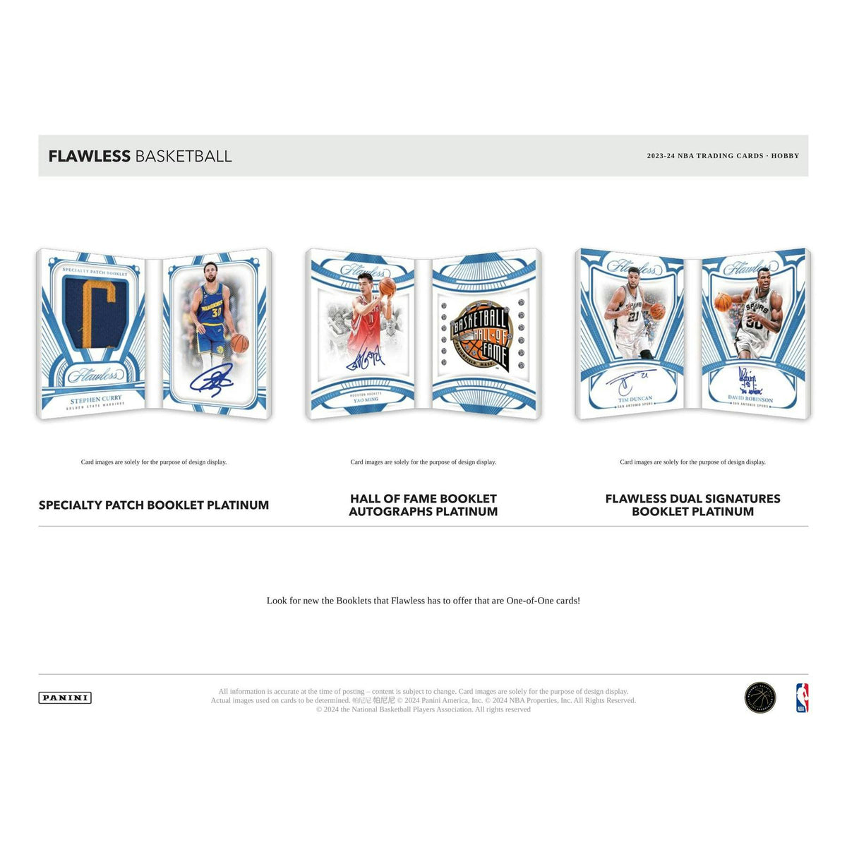 2023/24 Panini Flawless Basketball Hobby 2-Box Case
