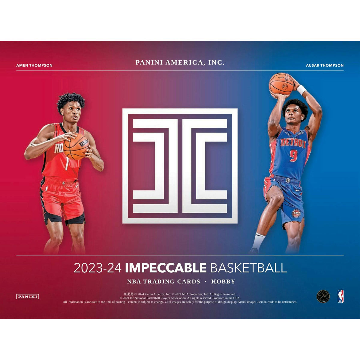 2023/24 Panini Impeccable Basketball Hobby Box
