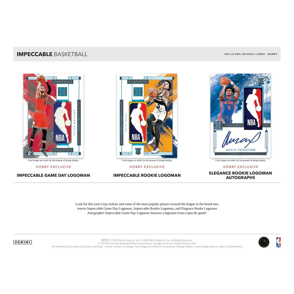 2023/24 Panini Impeccable Basketball Hobby Box
