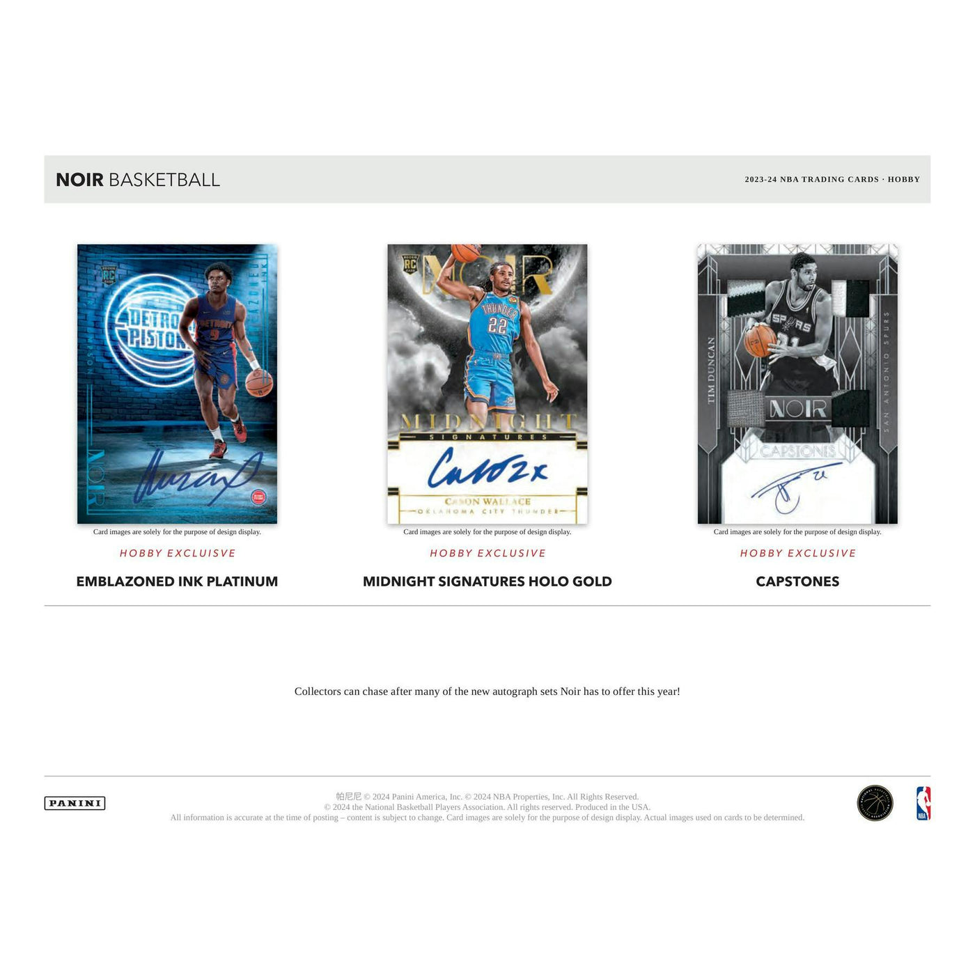 2023/24 Panini Noir Basketball Hobby Box