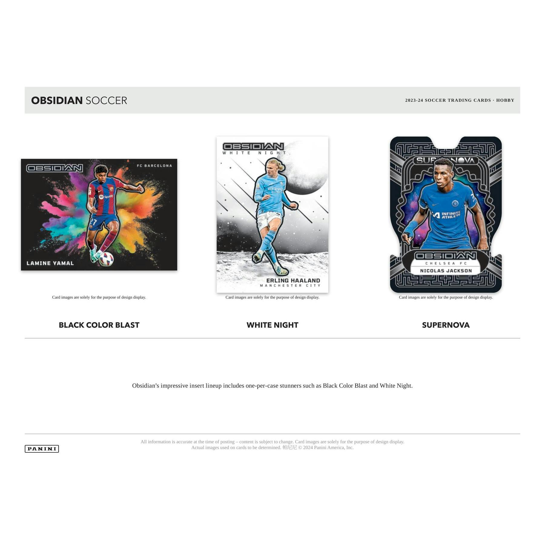 2023/24 Panini Obsidian Soccer Hobby Box