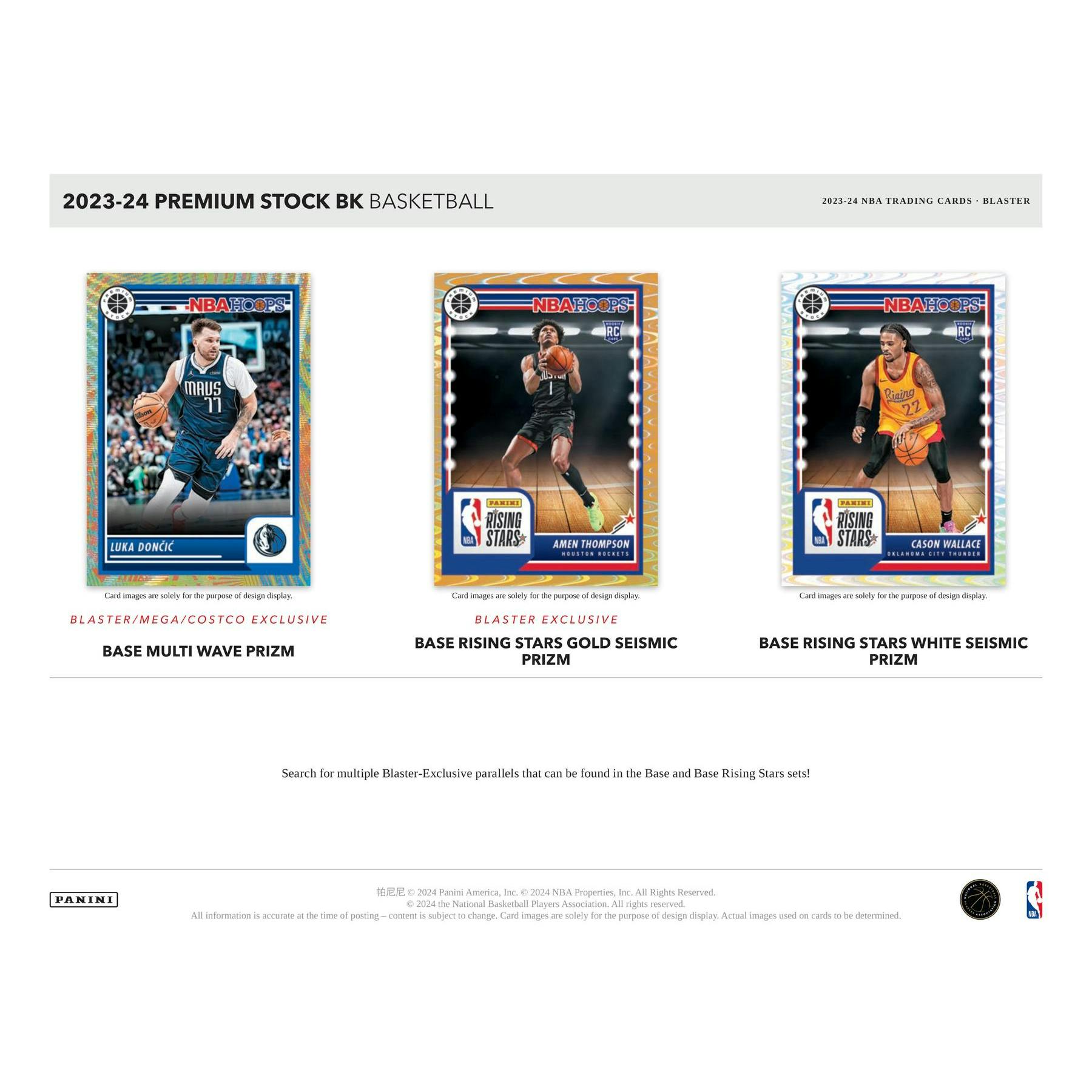 2023/24 Panini Premium Stock Basketball Blaster Box